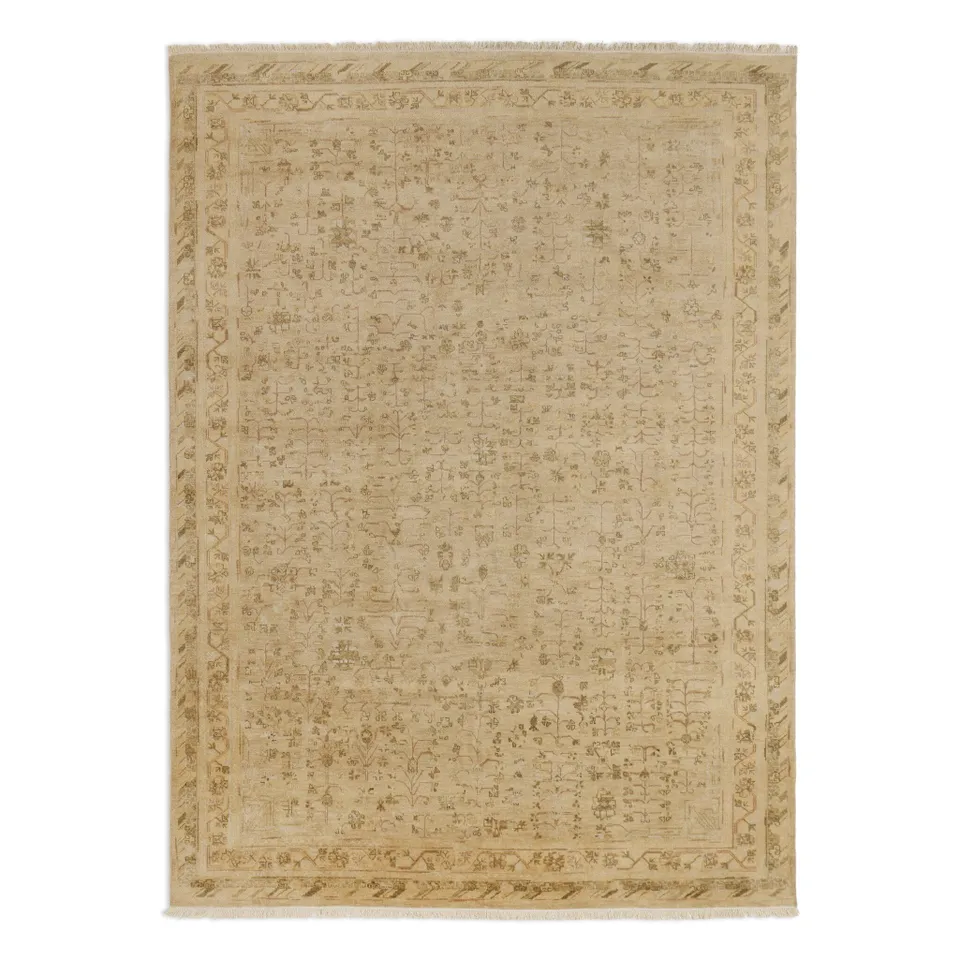 Sybil Hand-Knotted Rug - Sybil Natural