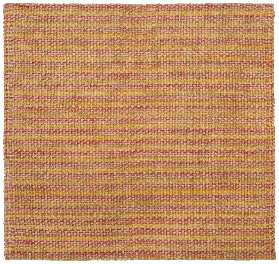 Arlo Home Hand Woven Area Rug, NF262A, Pink/Multi,  6' X 6' Square