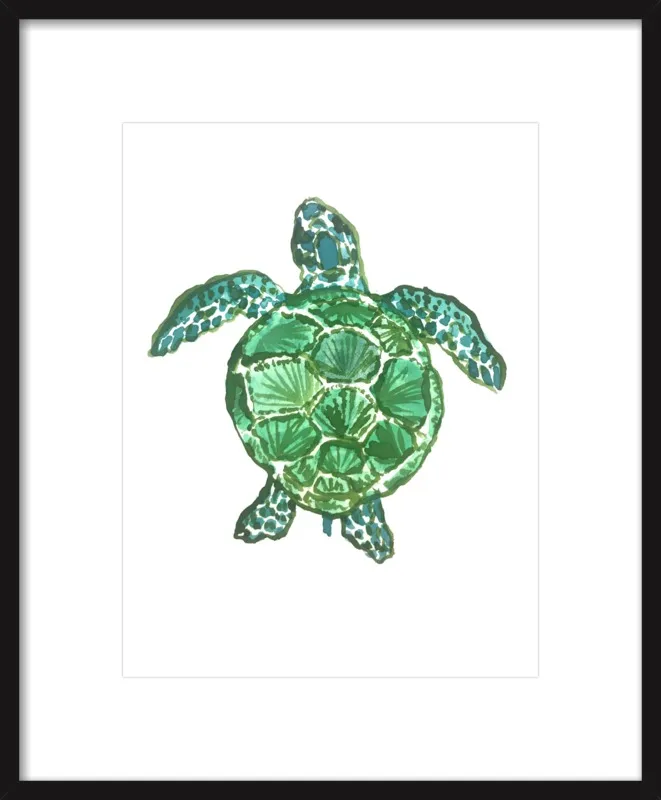 Tortoise by Ashley D Begley for Artfully Walls