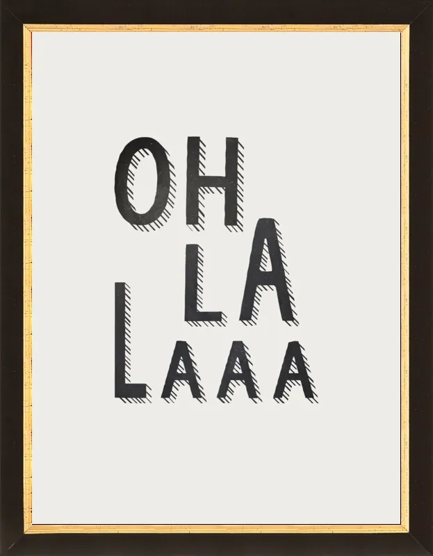 Oh la la by Lonneke de Roos - Kind of Style for Artfully Walls