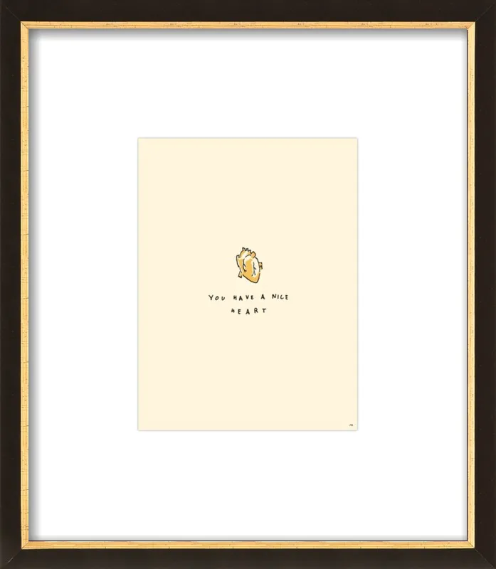 You Have A Nice Heart by Melody Hansen for Artfully Walls