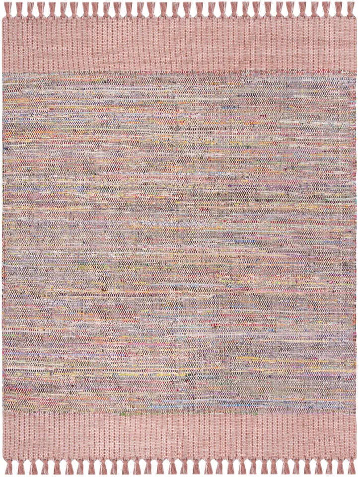 Arlo Home Hand Woven Area Rug, MTK972D, Pink/Multi,  5' X 8'
