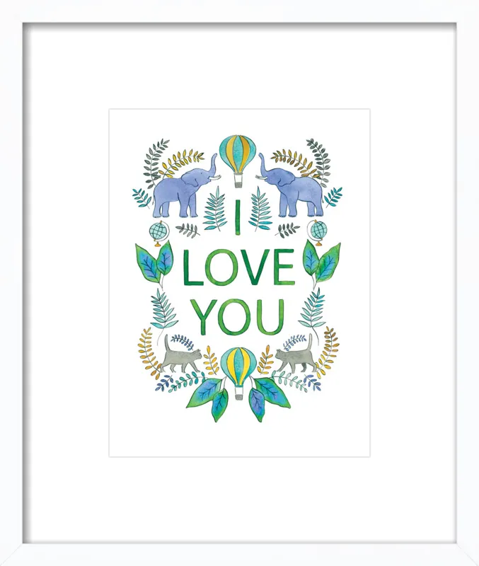 I Love You by Rachel Rogers for Artfully Walls