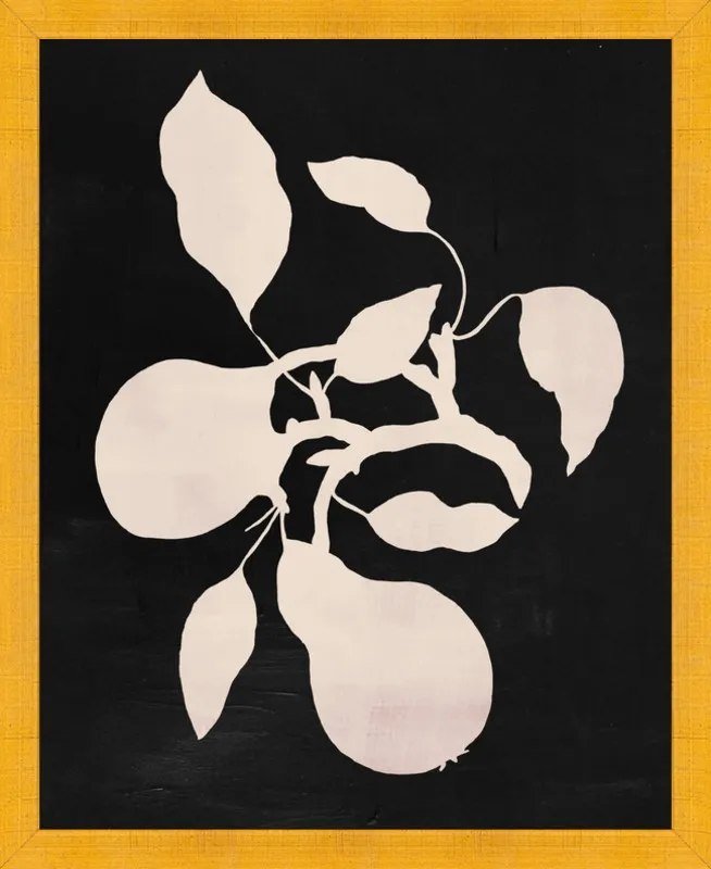 pears black and white by Ruti Shaashua for Artfully Walls