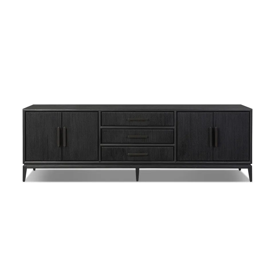 Rosenell Media Console - Black Paper Cord