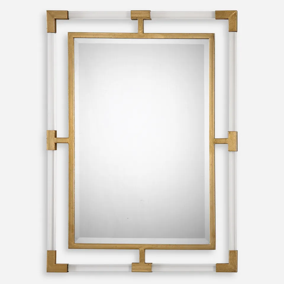 Balkan Modern Gold Wall Mirror