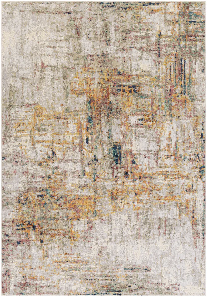 Illusions Beige Indoor 7'10" x 10' Machine Woven Rug