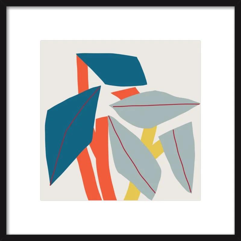 Colourful leaves by Jessica Nielsen for Artfully Walls