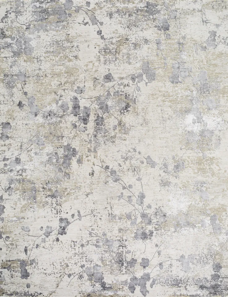 Gakko White Indoor 10' x 13'11" Machine Woven Rug