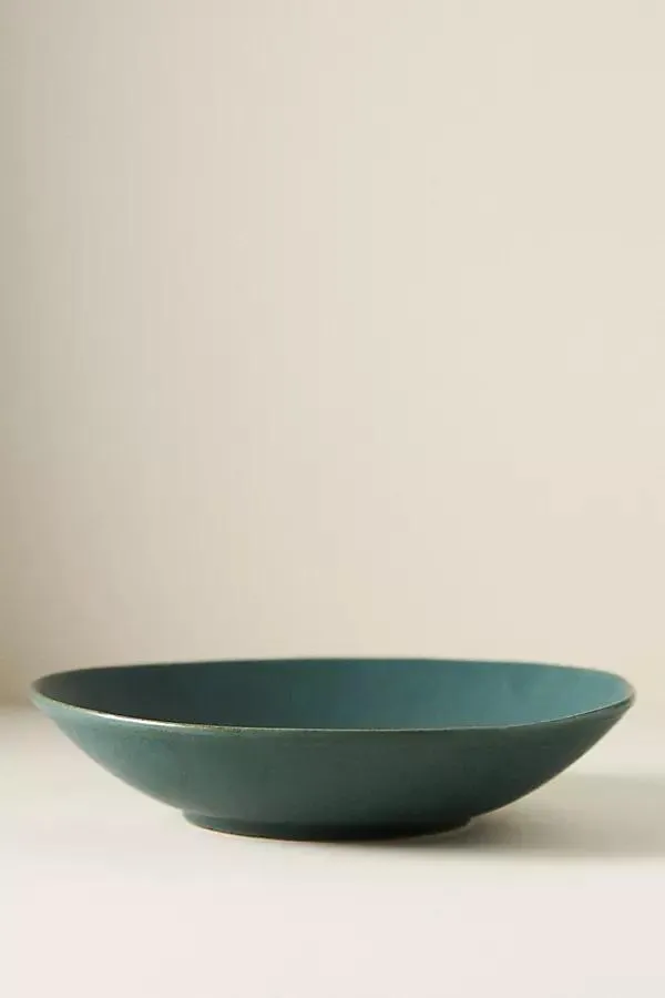 The Jasper Portuguese Stoneware Low Serving Bowl