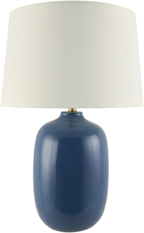 Morven  Hand Painted 27"H x 18"W x 18"D Accent Table Lamp