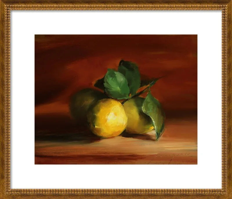 Lemons In Quiet Light by Georgesse Gomez for Artfully Walls