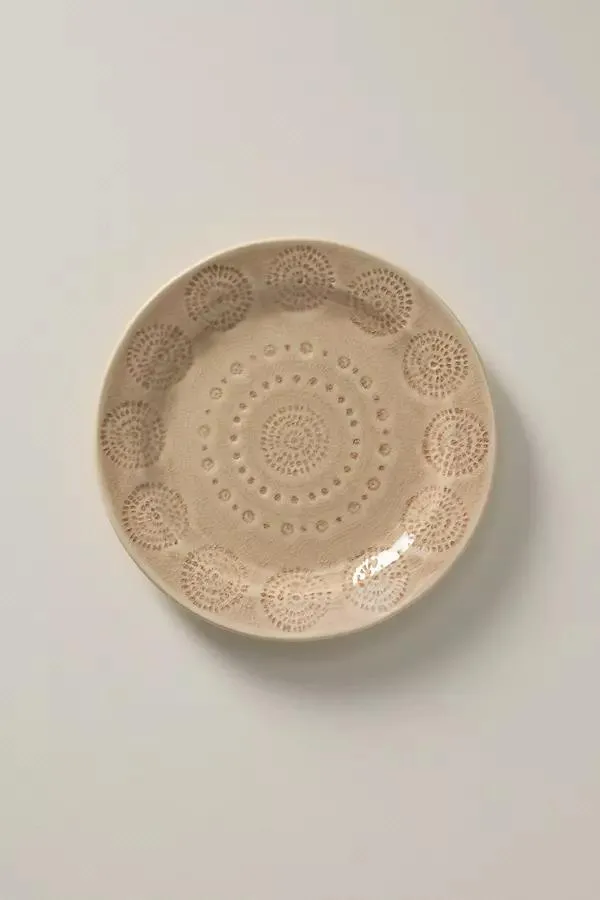 Old Havana Portuguese Stoneware Bread Plates, Set of 4
