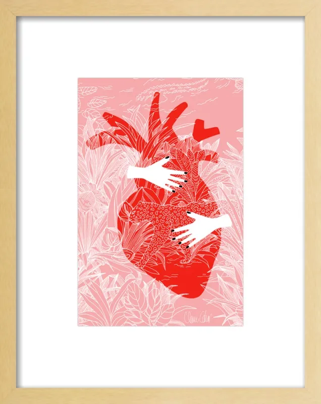 REFUGE ROSE by Claire Colin for Artfully Walls