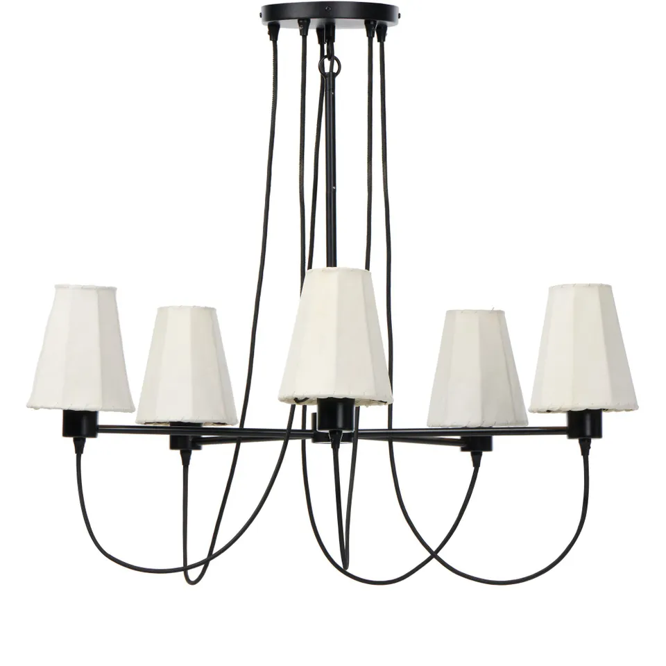 Webster Chandelier - Jet Black