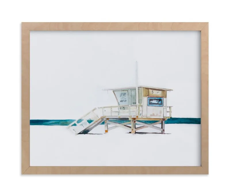Hermosa Beach Lifeguard Tower Limited Edition Fine Art Print