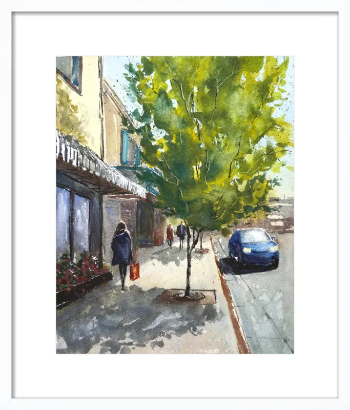 Shops in Laguna by Lauren Dusing for Artfully Walls