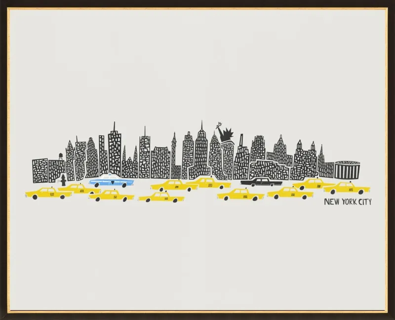 New York Skyline by Mark & Suumin - Fox & Velvet for Artfully Walls
