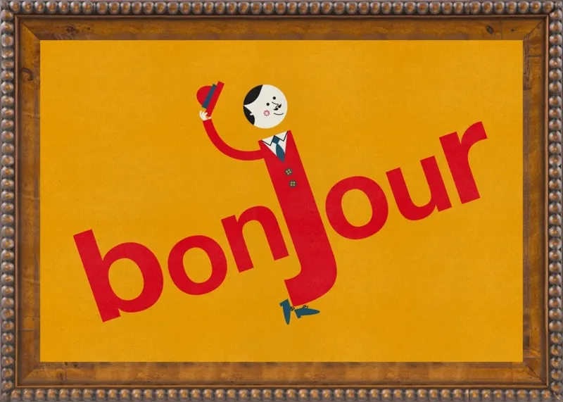 Bonjour by Blanca Gómez for Artfully Walls