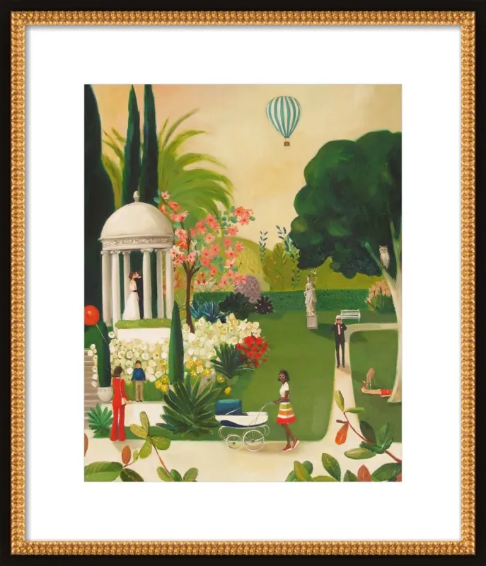 A Fainting in the Botanical Gardens by Janet Hill for Artfully Walls