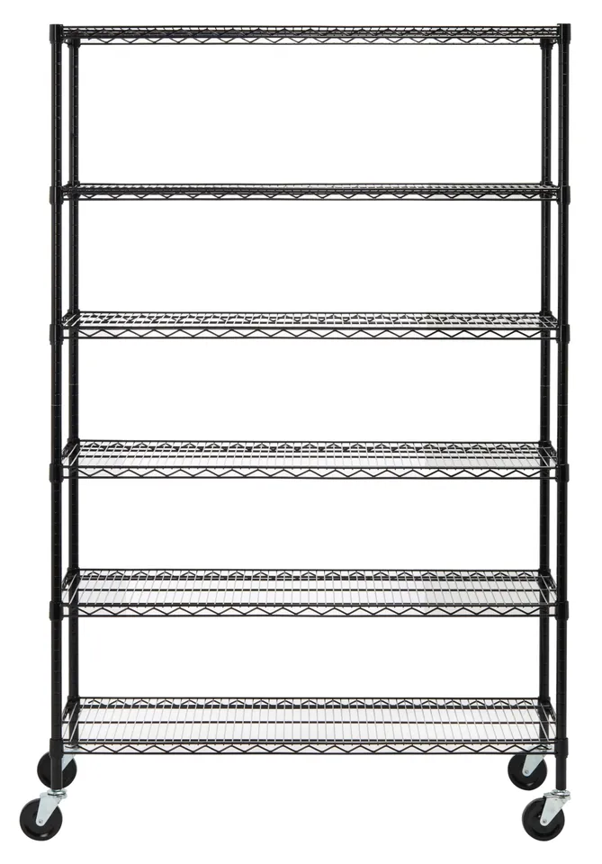 Juliet 6 Tier Heavy Duty Shelf - Black