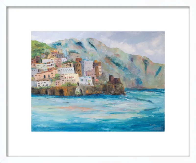Amalfi Coast by Renee A Ortiz for Artfully Walls