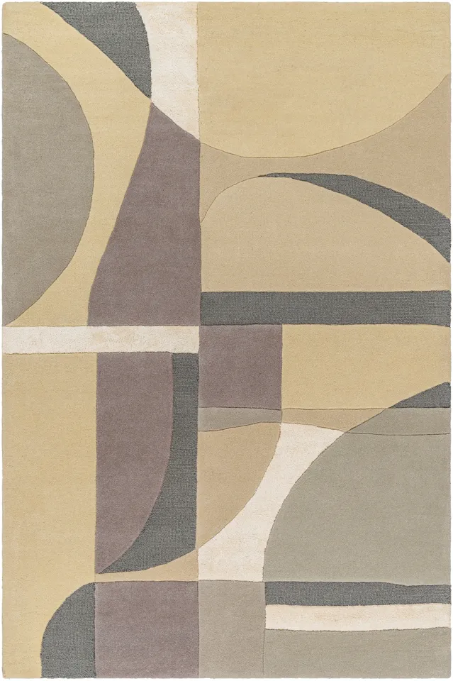 Tallinn Beige Indoor 2' x 3' Handmade Rug