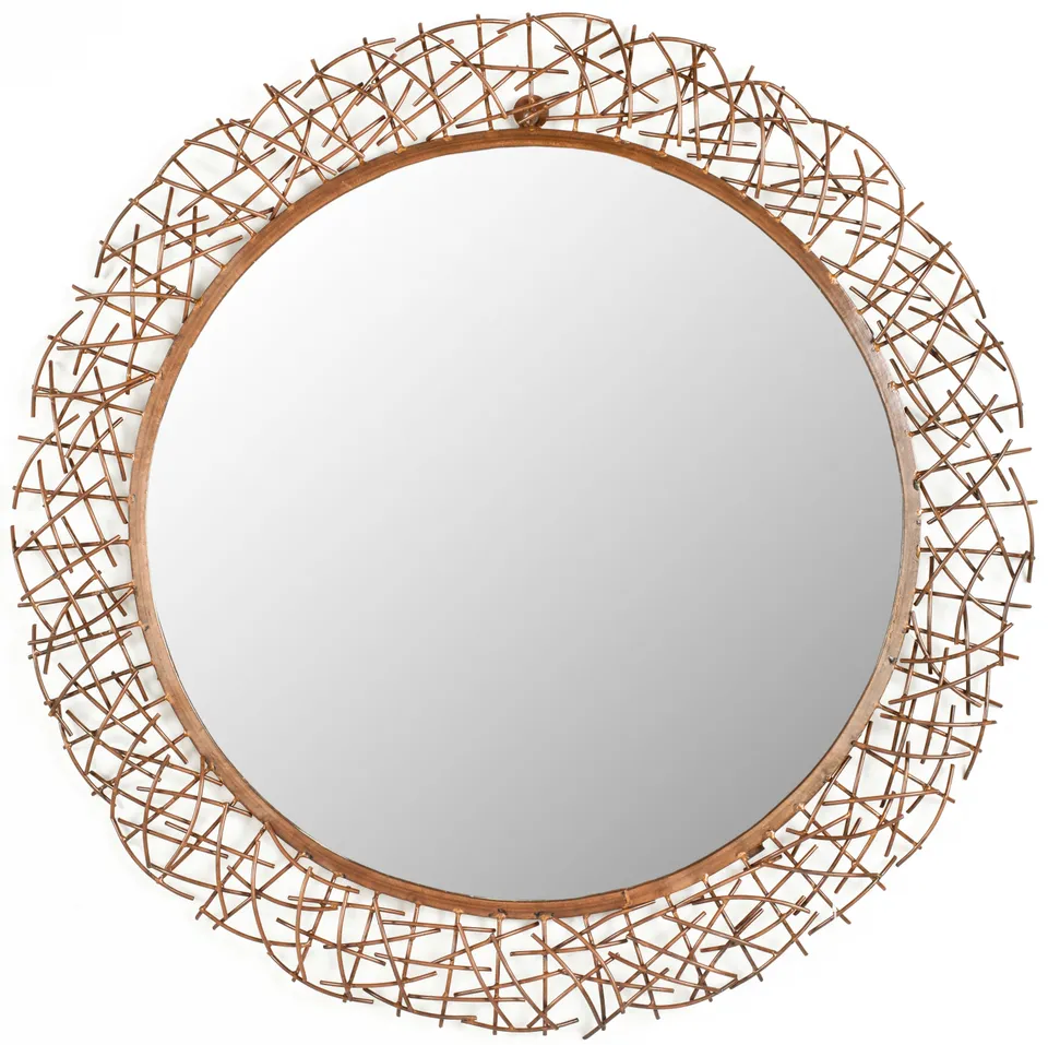 Twig Mirror - Burnt Copper