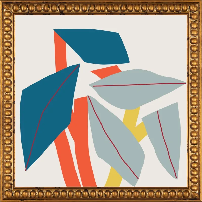 Colourful leaves by Jessica Nielsen for Artfully Walls