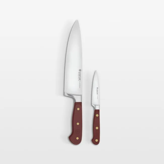 Wusthof Classic Color Tasty Sumac Red 2-Piece Knife Set