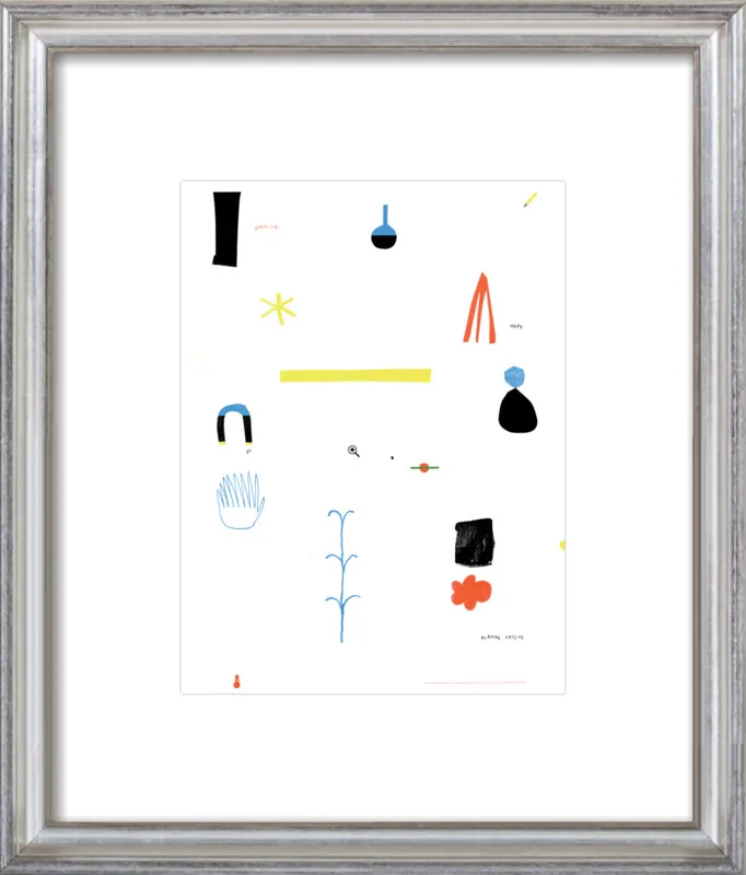 Working hard by playing around  by Agata Królak for Artfully Walls