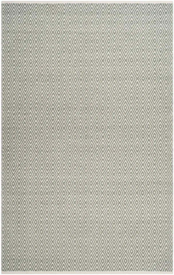 Arlo Home Hand Tufted Area Rug, BOS682E, Grey,  6' X 9'