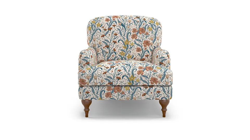 English Roll Arm Chair, Sienna Bloomsbury