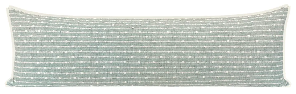 THE XL LUMBAR :: HAMPTON TWEED // SPA BLUE | LDC - SWATCH 4" X 4"