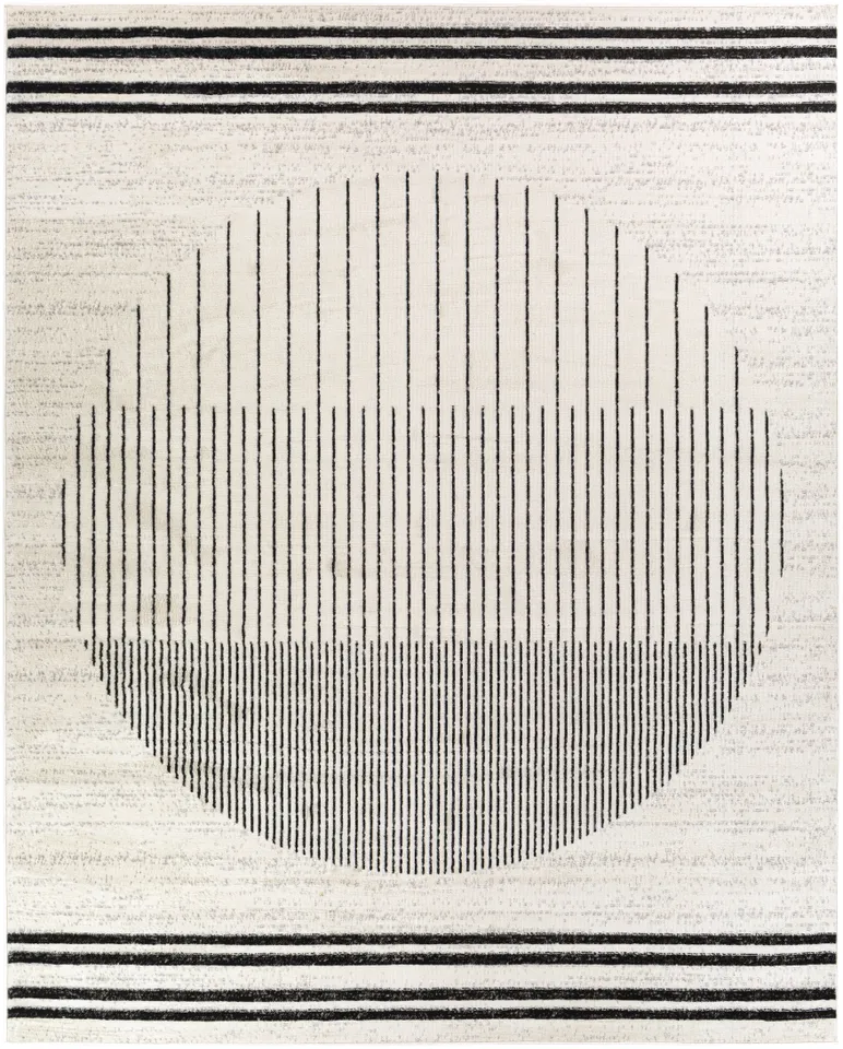 Pisa Beige Indoor 7'10" x 10' Machine Woven Rug