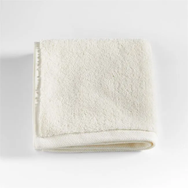 Classic Organic Turkish Cotton Ivory Washcloth