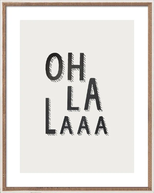 Oh la la by Lonneke de Roos - Kind of Style for Artfully Walls