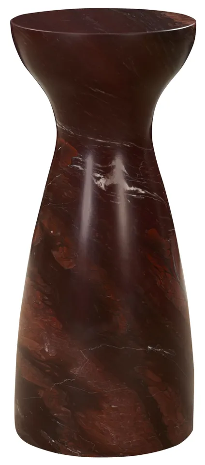 Safavieh Couture Klaradelle Marble Drink Table, Red