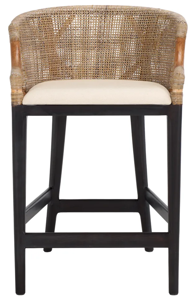 Brando Counter Stool - Light Gray / White