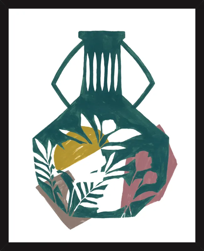 Vase Shapes by Cece Merkle for Artfully Walls
