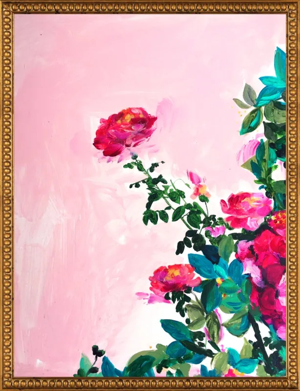 Rose Garden I by Christine Lindstrom for Artfully Walls