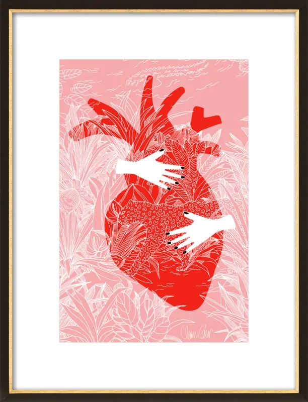 REFUGE ROSE by Claire Colin for Artfully Walls