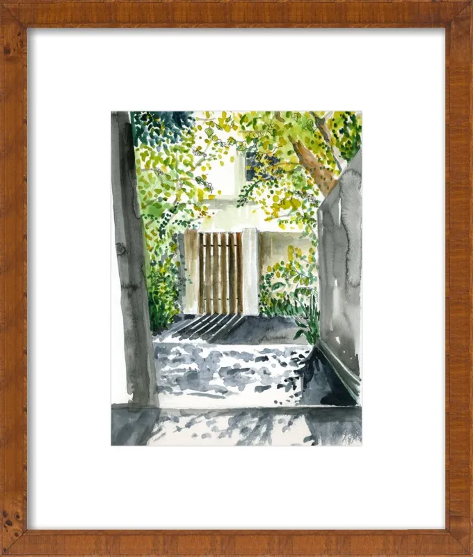 Garden Gate by Miri Eshet for Artfully Walls