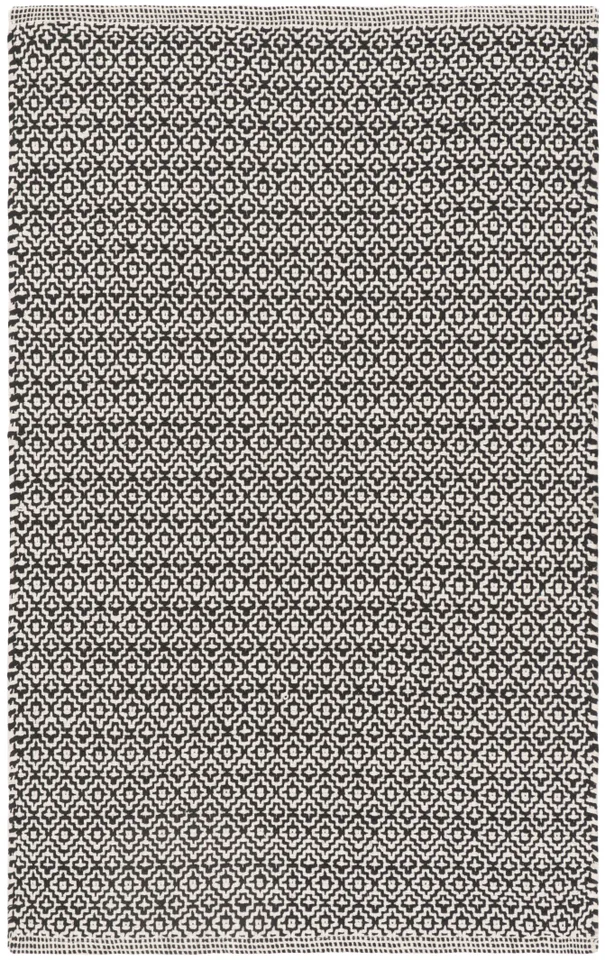 Arlo Home Hand Woven Area Rug, MTK717D, Ivory/Black,  2' 6" X 4'