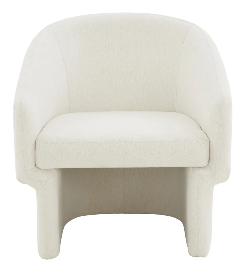 Susie Barrel Back Accent Chair - Ivory