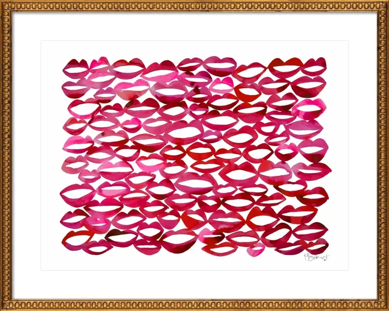 Juicy Lips by Kate Roebuck for Artfully Walls