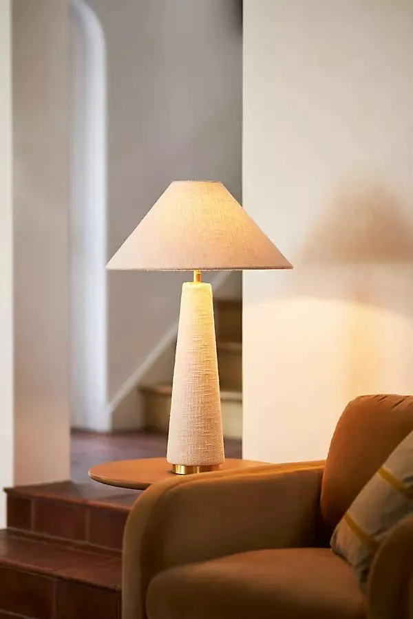 Lulu Linen Empire Buffet Table Lamp