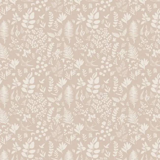 Chasing Paper Blush Pink Fern Peel and Stick Wallpaper 2'x12'