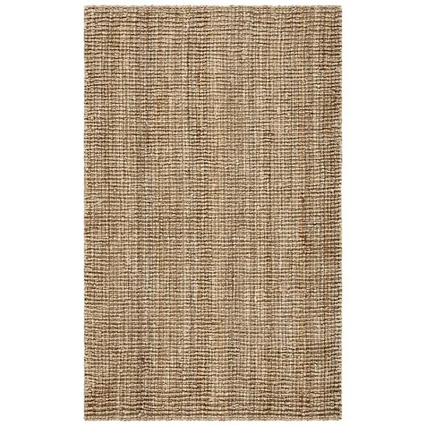 Natural Weave Chunky Striped Area Rug
