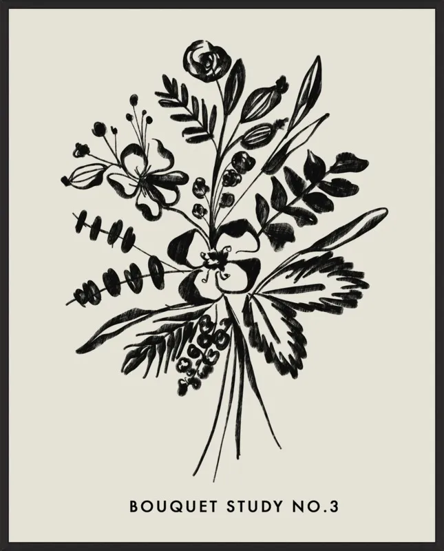Bouquet Study No. 3 by Nancy Noreth for Artfully Walls